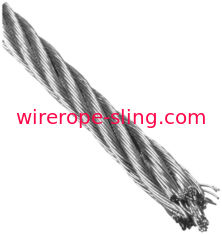 cable del acero inoxidable 7x7, resistencia del cansancio de la base del filamento de la cuerda de alambre de los Ss