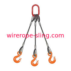 3 - El establo de la honda del freno de la cuerda de alambre de la pierna 52000 libras QUIERE para la elevación de arriba
