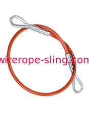 Diversas terminaciones del Pvc del cable de la dureza de acero revestida roja del impacto para la flexibilidad