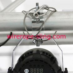 Resistencia apretada de la temperatura alta del acollador de la seguridad de la honda de la cuerda de alambre de la estructura