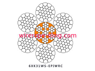 Cuerda de alambre de acero condensada 6 X K31WS - base amortiguada EPIWRC con base plástica del acero de la inyección