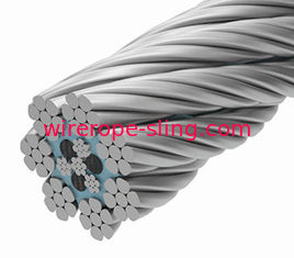 cable de la cuerda de alambre 8xK26WS, resistencia de desgaste del cable de la cuerda de acero para la línea anclada gabarra
