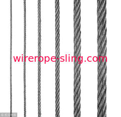 Del mismo tamaño eléctrico de la cuerda de alambre de acero del alzamiento 6x19 FC galvanizada/UnGalvanized