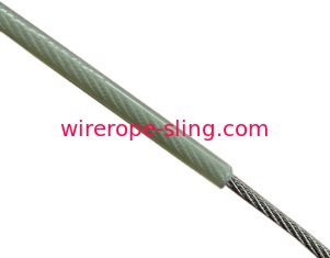 nilón natural de la cuerda de alambre del cable del acero inoxidable 302 304 cubierto para dirigir propósito
