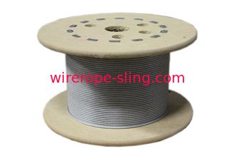Alambre de acero inoxidable revestido del vinilo, resistente ULTRAVIOLETA de la cuerda del cable del acero inoxidable
