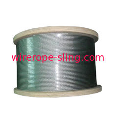 Artículo revestido galvanizado de la cuerda de alambre de acero del PVC para la decoración arquitectónica