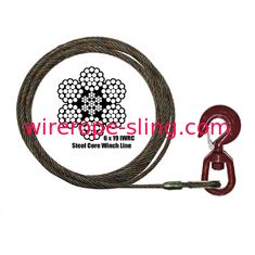 Cuerda por resorte del cierre, tamaños múltiples del gancho del eslabón giratorio del torno de la cuerda de alambre para la grúa
