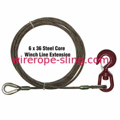 Línea flexible extensión, indicador del torno de alambre del estándar 0.3-11m m del cable AISI del torno de la cuerda