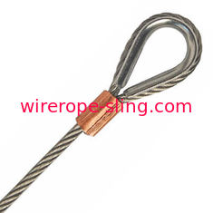 Dedal duro de la cuerda de alambre, acero inoxidable del grado de las asambleas de cable de alambre 316