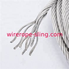 Cuerda de alambre de acero inoxidable de filamento altamente flexible grado marino 7 x 19