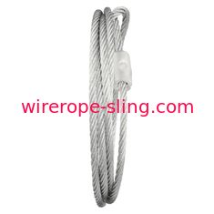 Las eslingas de elevación de alambre de 3/16 pulgada X 6 pies galvanizaron el cable de seguridad para los cables de guía