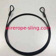 Eslingas de freno revestidas de PVC de cable 7 x 19 5 mm flexibles con tubo retráctil