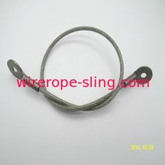 las asambleas de cable de la honda de la cuerda de alambre de acero de 4.8m m con el clip/el ojo enganchan el dedal