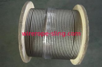 304/316 cuerda de alambre de acero inoxidable 6X7+FC 1570MPa 1670MPa para la industria química