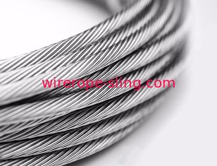 304 cuerda 1570 de alambre de acero del cable del MPa de la cuerda de alambre de 1X7 5m m T/S para la arquitectura