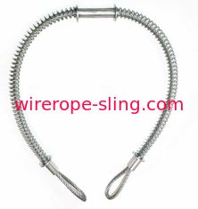 Cable doble Whipcheck de la seguridad de la manguera del martillo de Jack de la honda de la cuerda de alambre 20-1/4 del lazo X