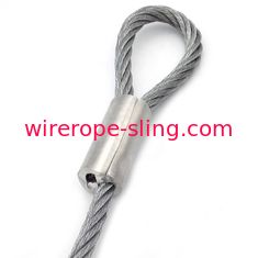 Manguera de la eslinga de la cuerda de alambre del cable de la seguridad de Whipcheck para equipar 1/8" diámetro 125 PSI
