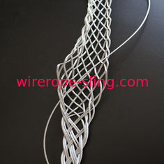 Apretón de cable de fricción lateral galvanizado caliente del abrigo de la cuerda de alambre solo para la tracción del cable