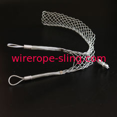 Lados dobles que arrastran el apretón de cable de la cuerda de alambre del abrigo para el cable que tira de la honda