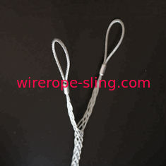 Lados dobles que arrastran el apretón de cable de la cuerda de alambre del abrigo para el cable que tira de la honda