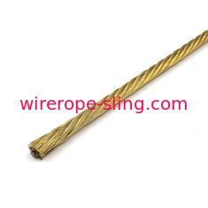 7 x 19 cuerda de alambre de cobre de acero inoxidable de la capa 8m m