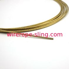 7 x 19 cuerda de alambre de cobre de acero inoxidable de la capa 8m m