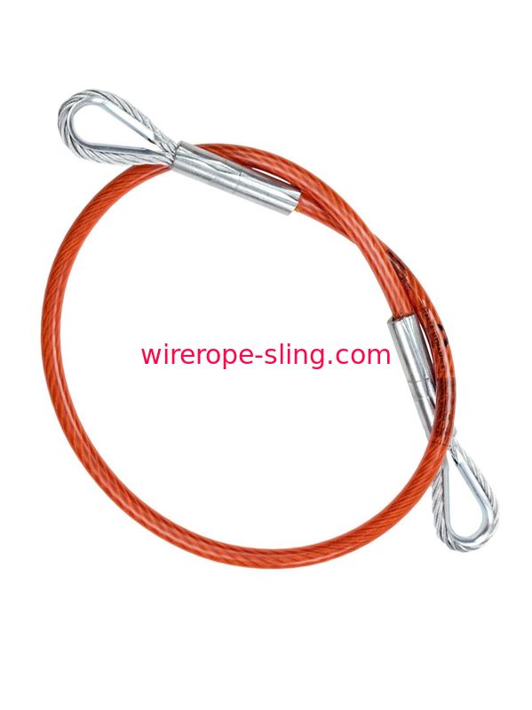 Diversas terminaciones del Pvc del cable de la dureza de acero revestida roja del impacto para la flexibilidad