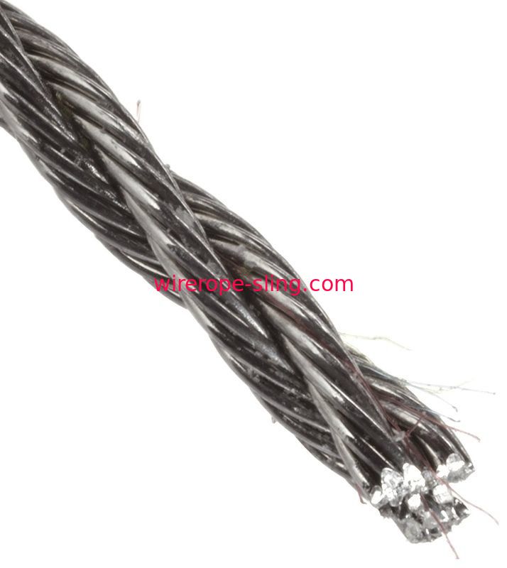 316 base del hueco de la cuerda de alambre de acero inoxidable 3x7 para las operaciones del salvamento del amarre del ancla