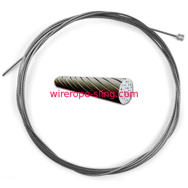 Cable superficial liso del engranaje de la bici, resistencia a la tensión del cable de alambre de acero inoxidable 1960MPA