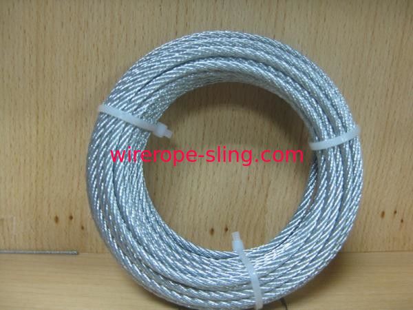 Cuerda de alambre de la seguridad del grado 12m m 6x19+ IWS del Sus 304 con resistente a la corrosión