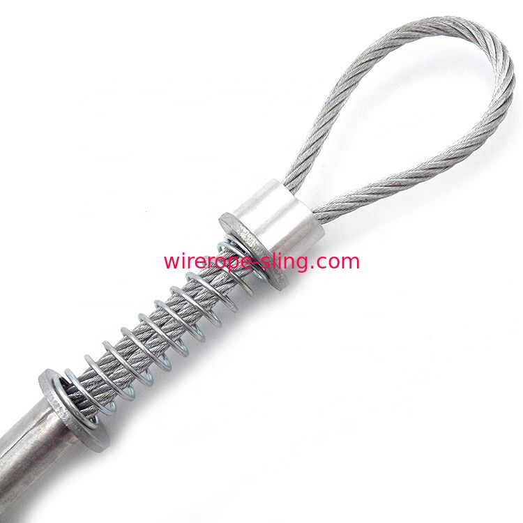 1/4" X 38" manguera de acero de la honda del cable de la seguridad para regar la comprobación para del azote seguridad de la manguera