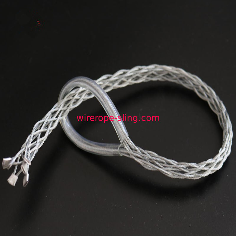 Las hondas de elevación galvanizadas calientes de las cuerdas del alambre cambian la línea apretón de cable solo/cabeza del doble
