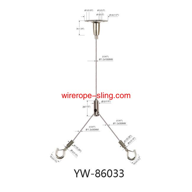 Lámpara de panel LED cable de techo Lámpara LED kit de suspensión de cobre y - 86033