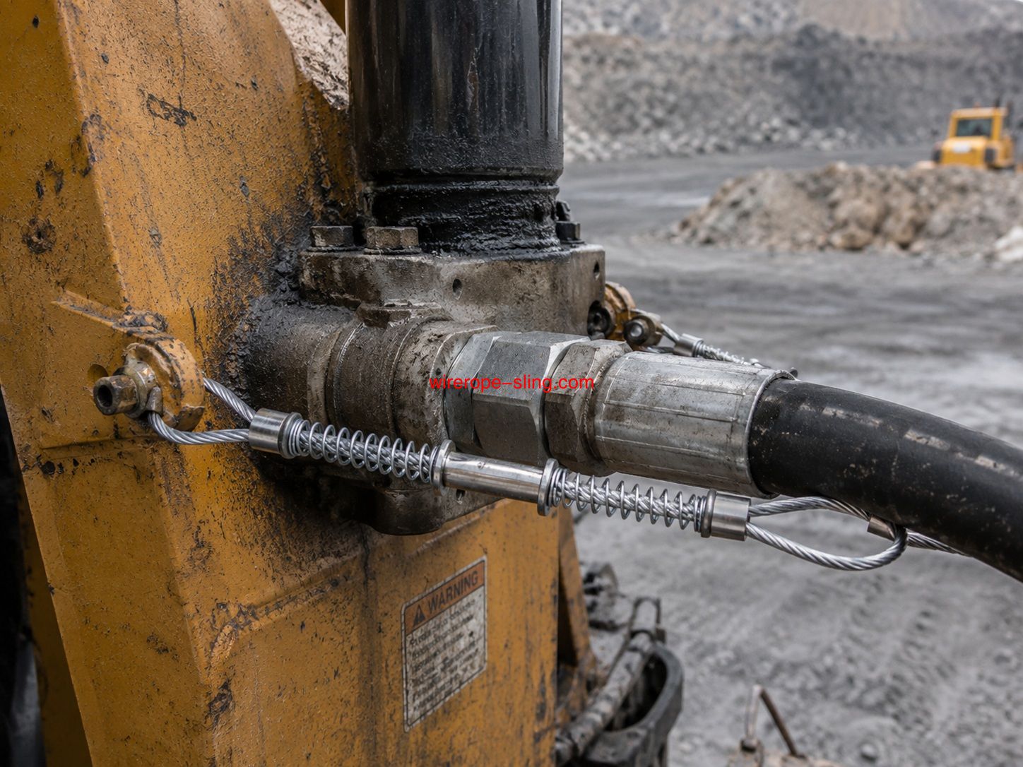 Cable de seguridad de retención de manguera de alta presión personalizado para protección de manguera hidráulica e industrial
